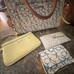 Calvin Klein Purse Set